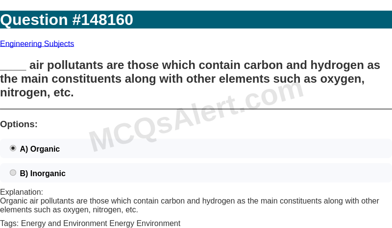 Question Screenshot
