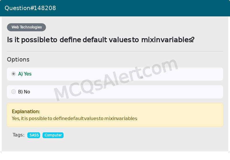 Question Screenshot