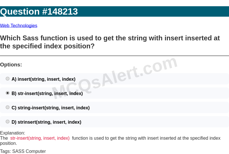 Question Screenshot