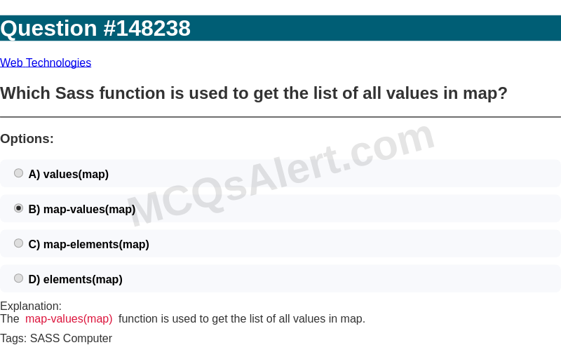 Question Screenshot