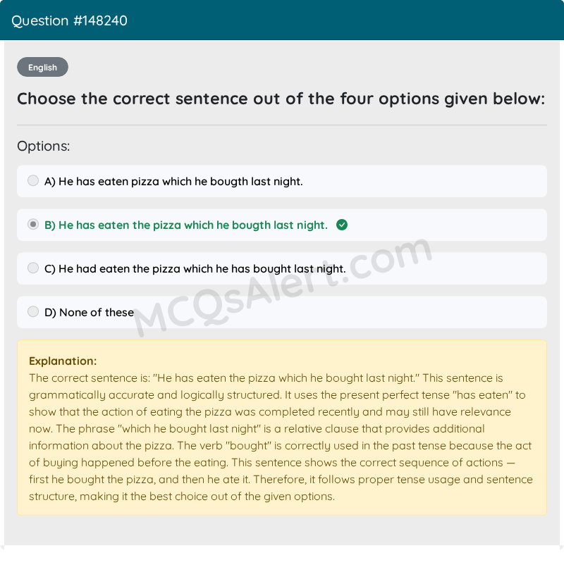 Question Screenshot