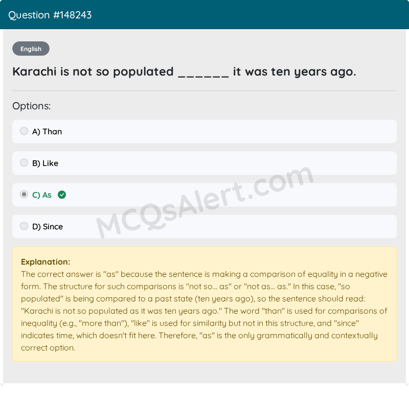 Question Screenshot
