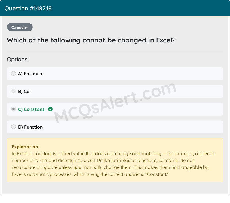 Question Screenshot