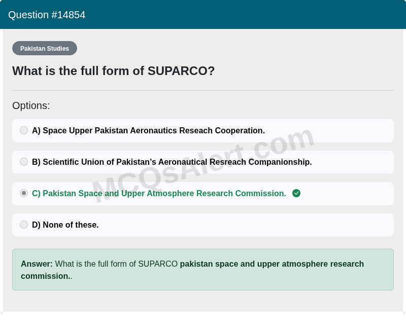 Question Screenshot