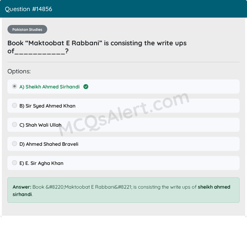 Question Screenshot