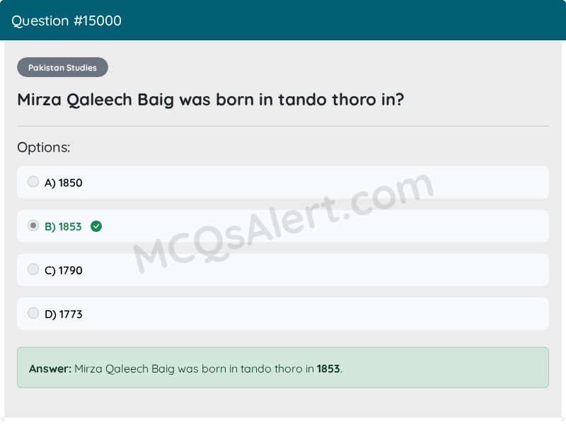Question Screenshot