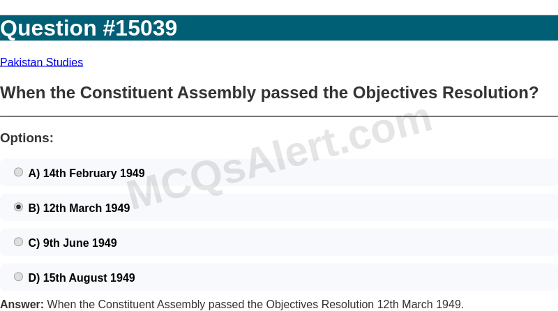 Question Screenshot