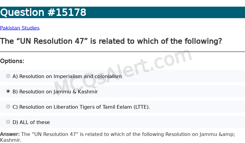 Question Screenshot
