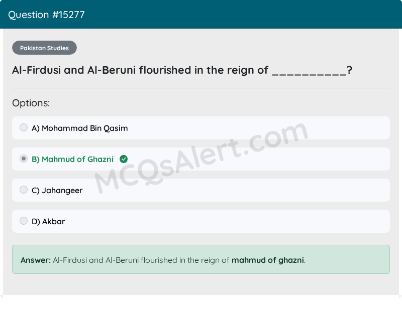 Question Screenshot