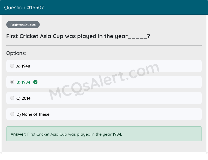 Question Screenshot
