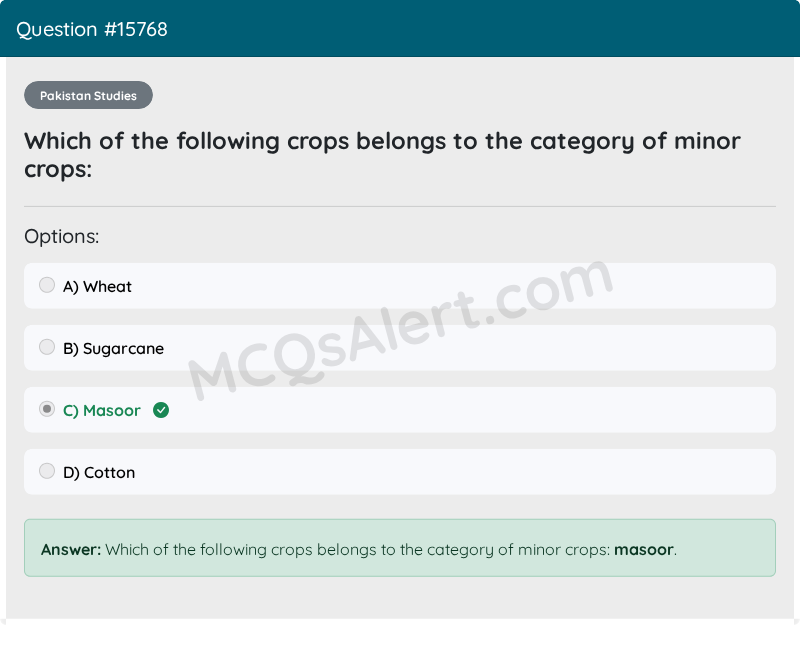 Question Screenshot