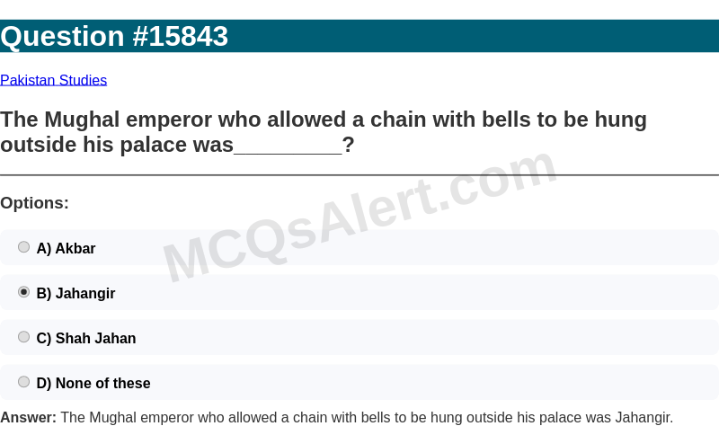 Question Screenshot
