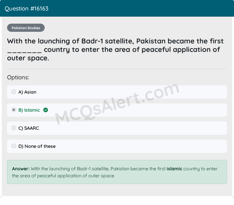 Question Screenshot