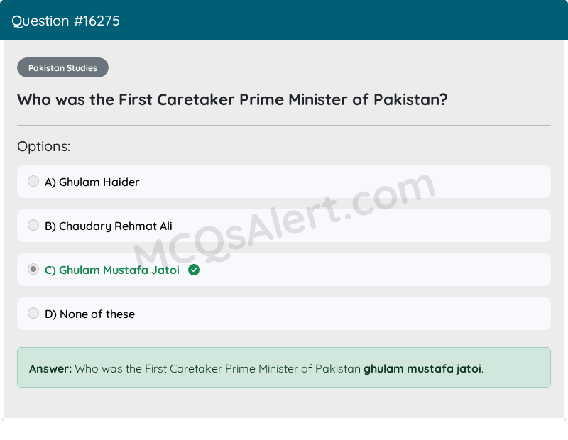 Question Screenshot