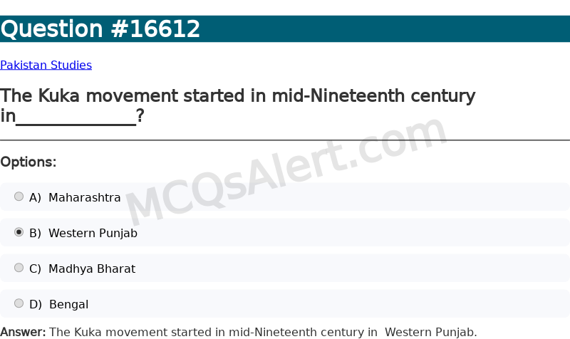 Question Screenshot