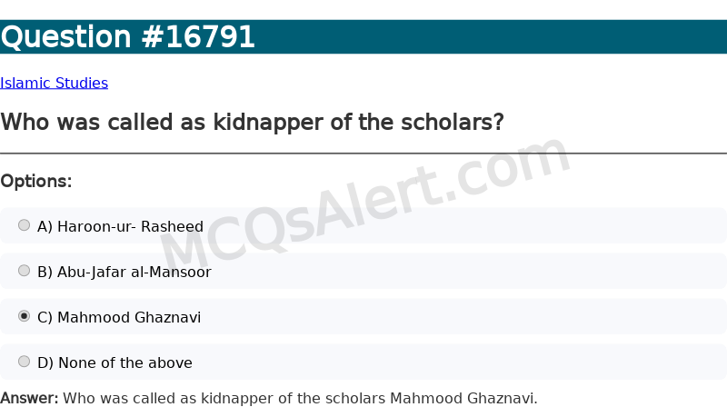 Question Screenshot