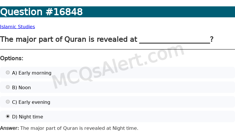 Question Screenshot