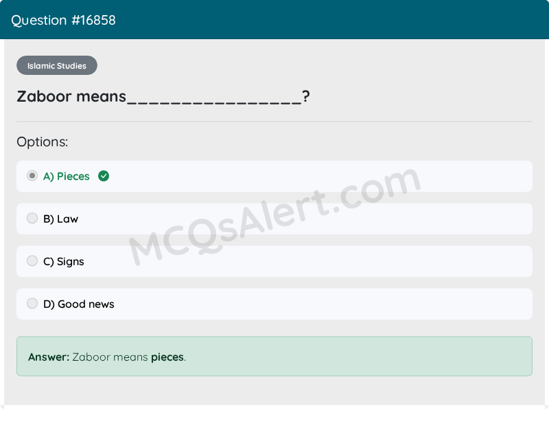 Question Screenshot