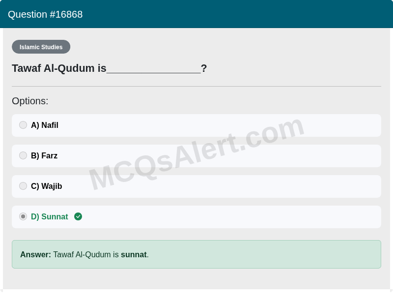 Question Screenshot