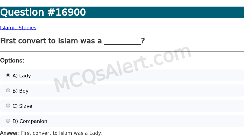 Question Screenshot
