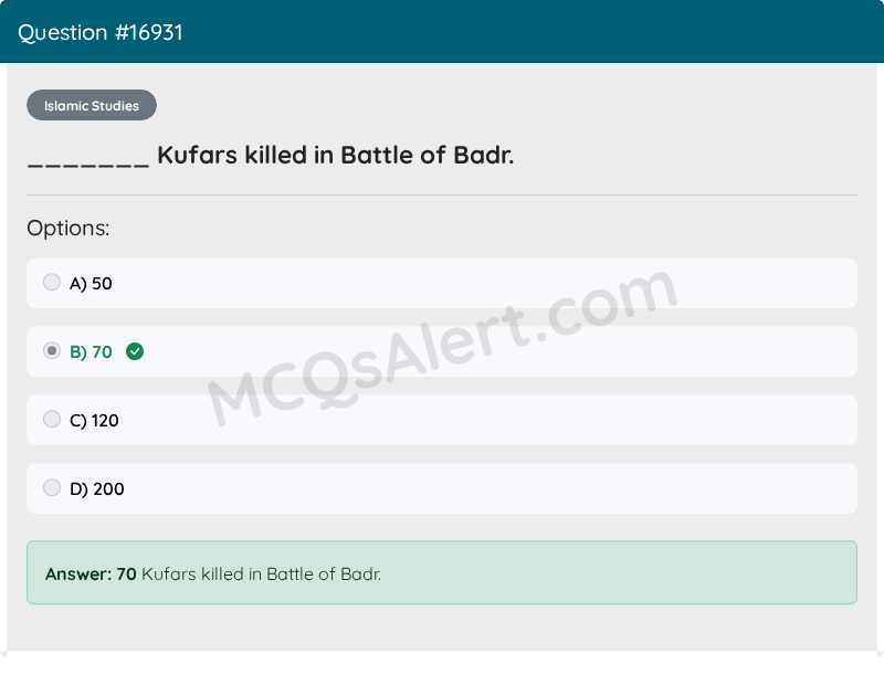 Question Screenshot