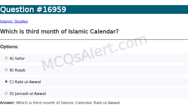 Question Screenshot