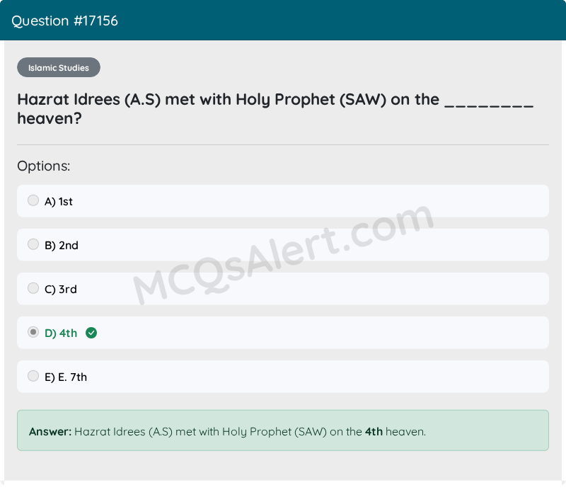 Question Screenshot