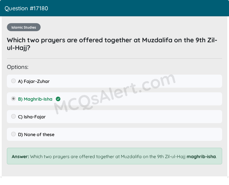 Question Screenshot