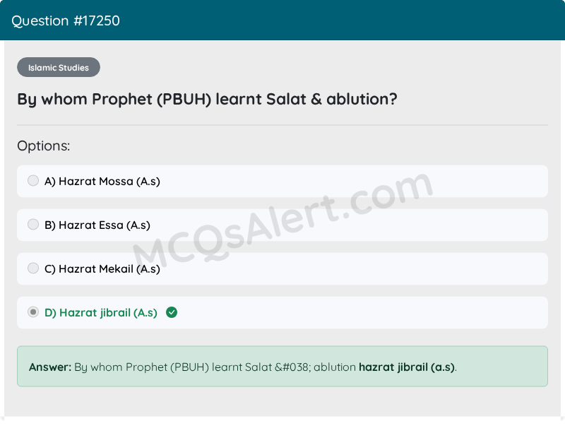 Question Screenshot