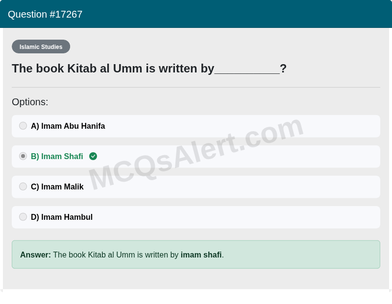 Question Screenshot