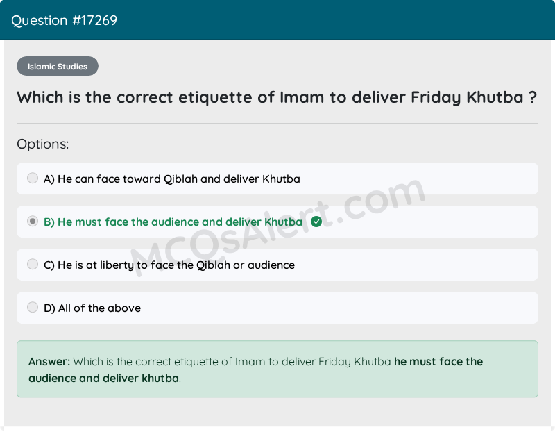 Question Screenshot