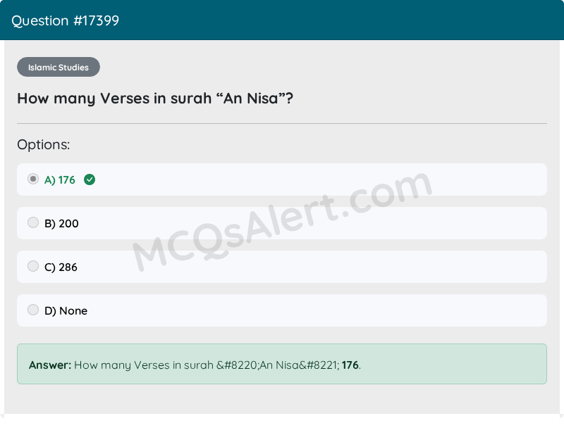Question Screenshot