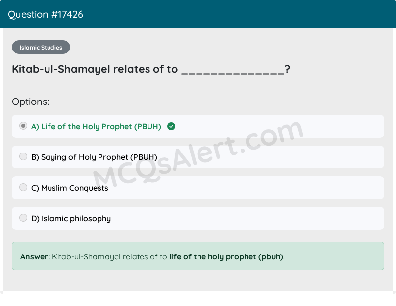 Question Screenshot