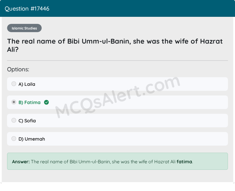 Question Screenshot