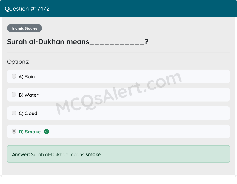 Question Screenshot