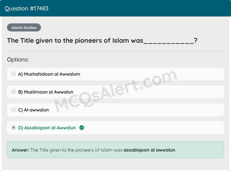 Question Screenshot