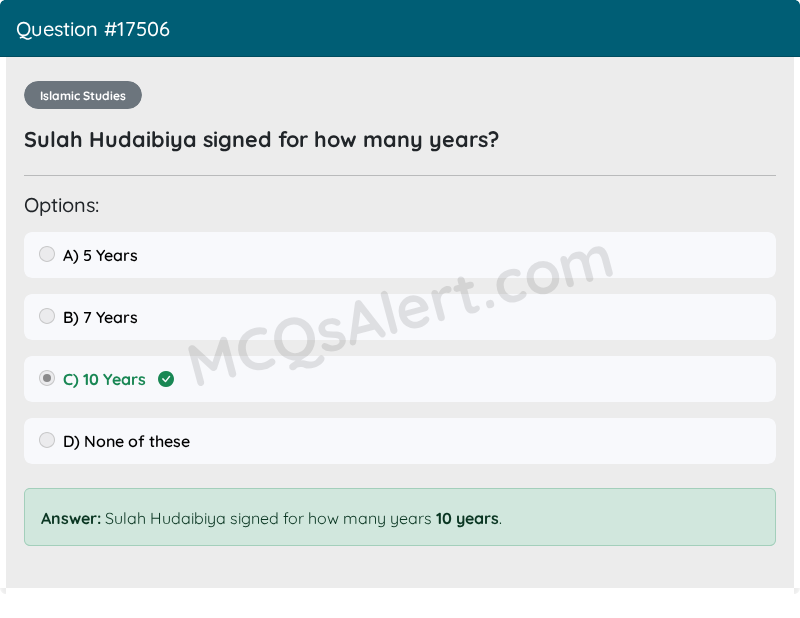 Question Screenshot