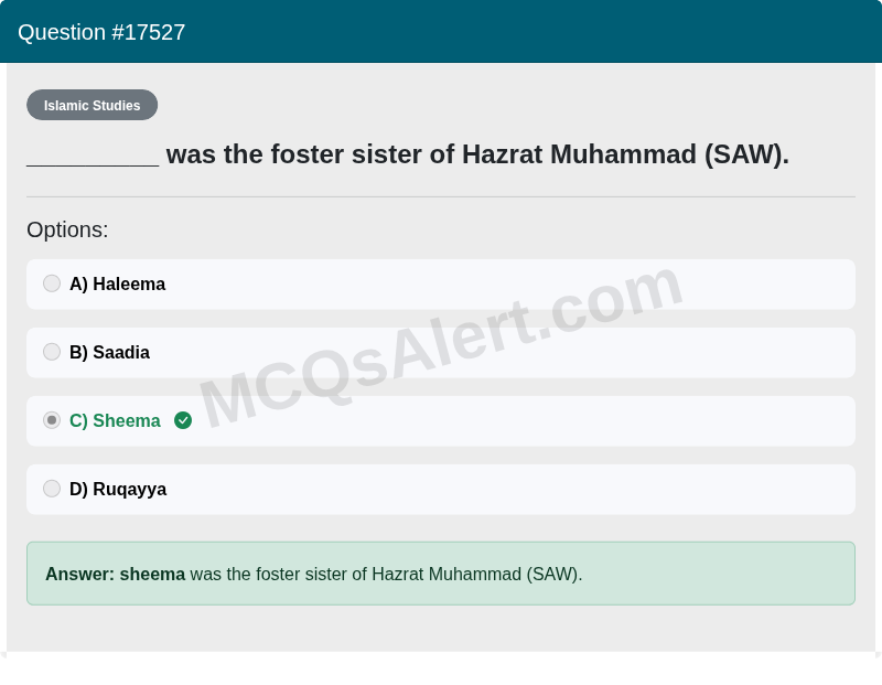 Question Screenshot