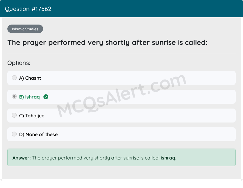 Question Screenshot