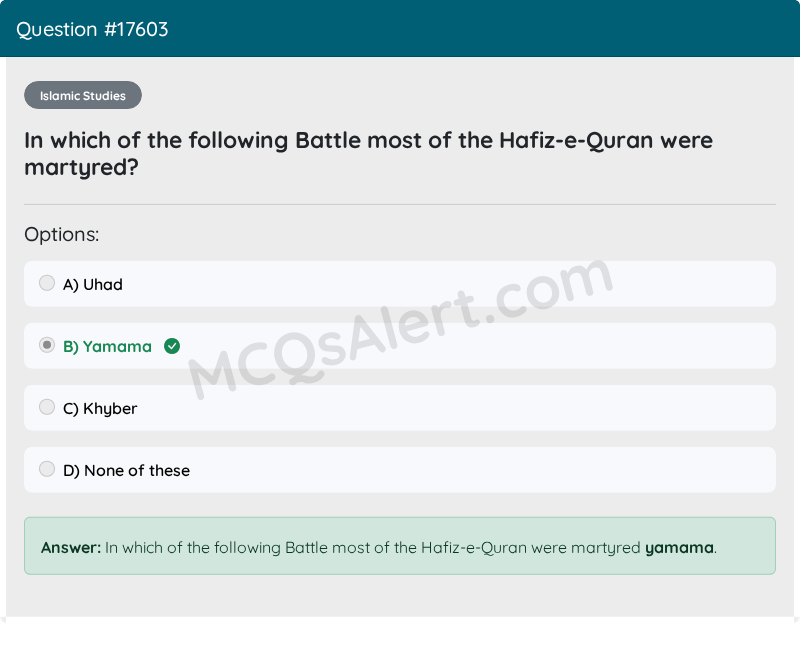 Question Screenshot