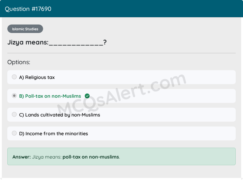 Question Screenshot