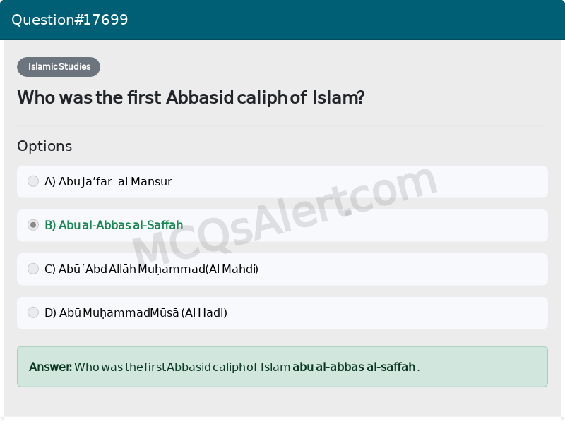 Question Screenshot