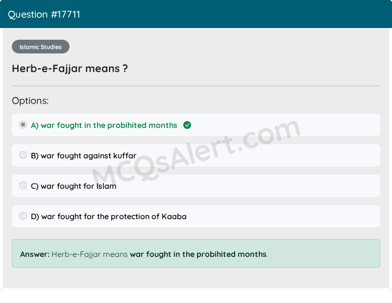 Question Screenshot
