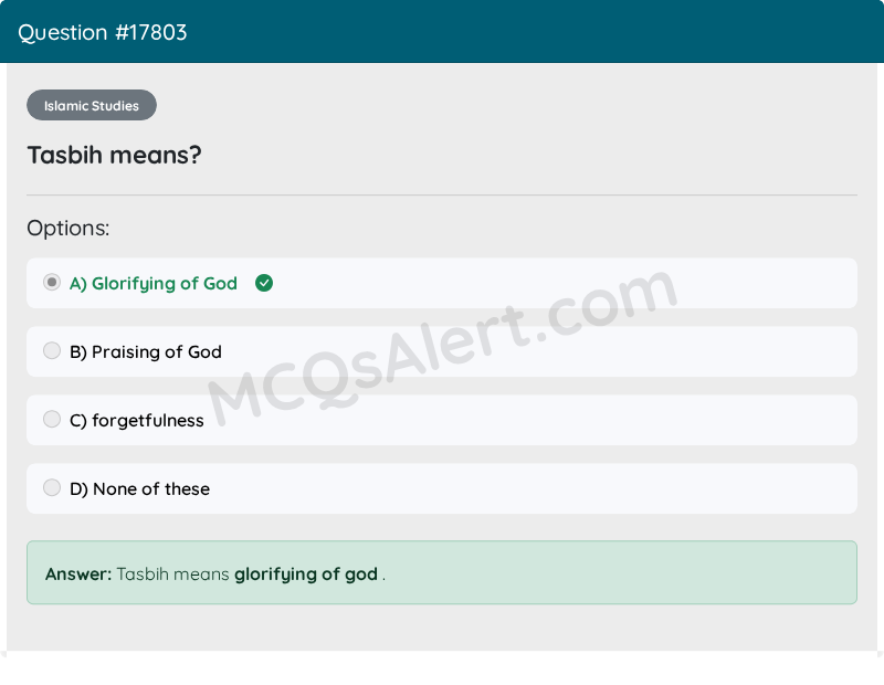 Question Screenshot