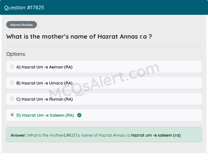 Question Screenshot