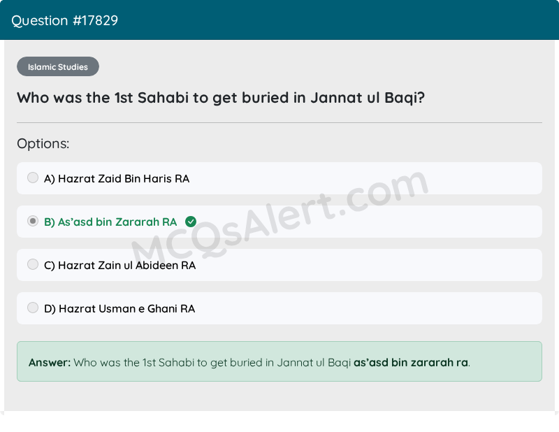Question Screenshot