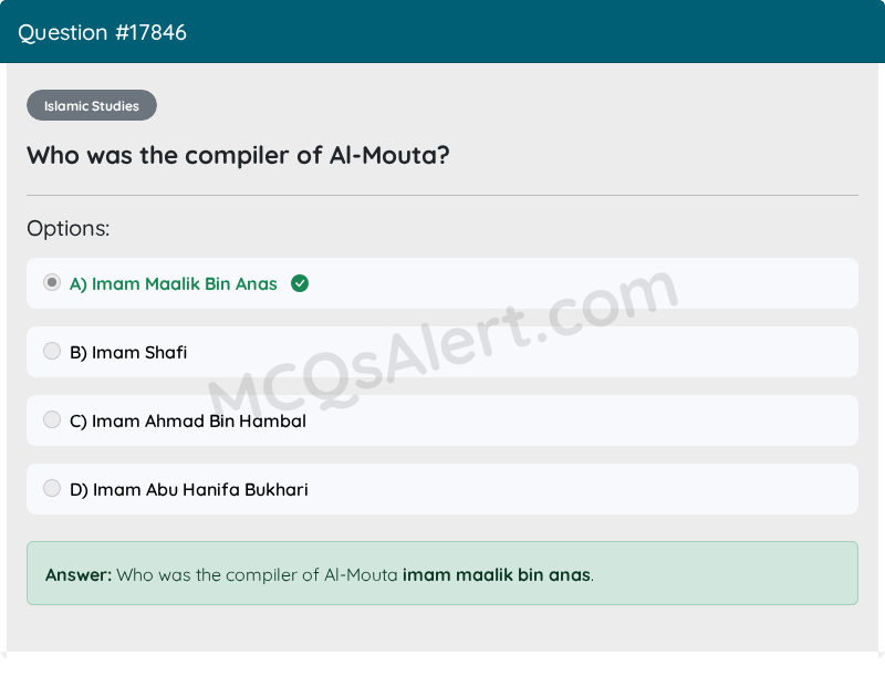 Question Screenshot