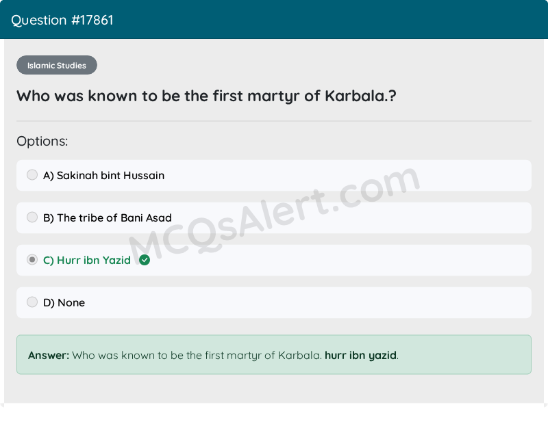 Question Screenshot