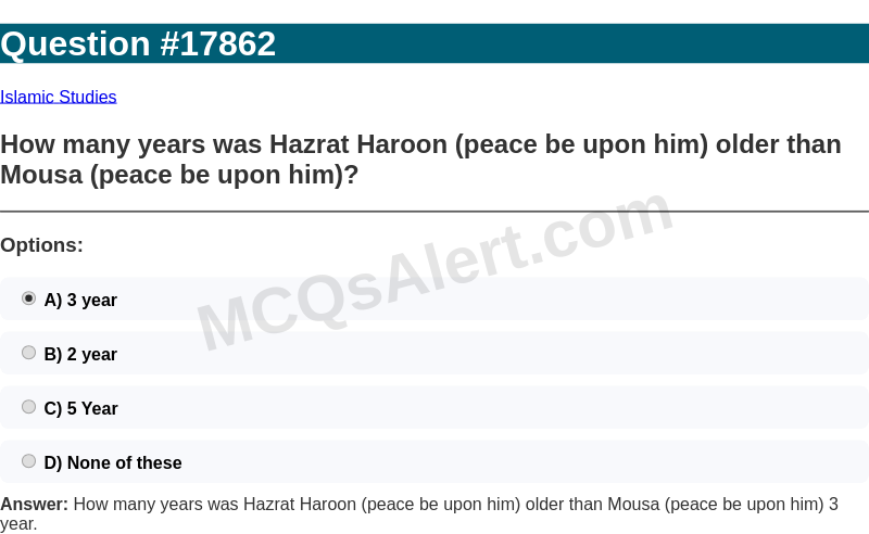 Question Screenshot