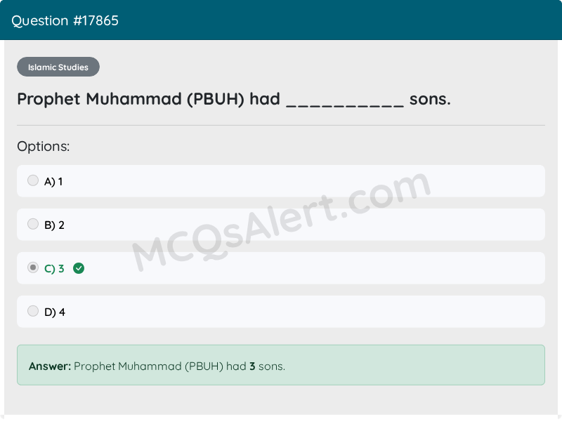 Question Screenshot
